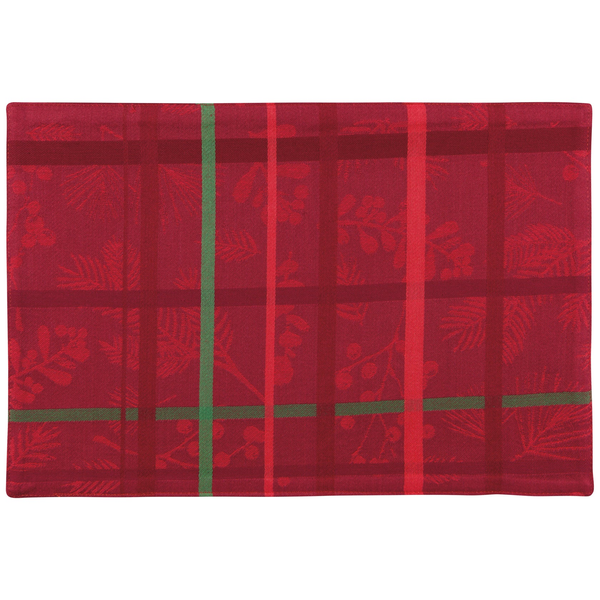 Now Designs Jacquard Placemat, Winterberry - Set of 4 (NPM2363D)
