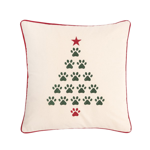 C&F Home Paws Throw Pillow, Christmas Tree (842982429)