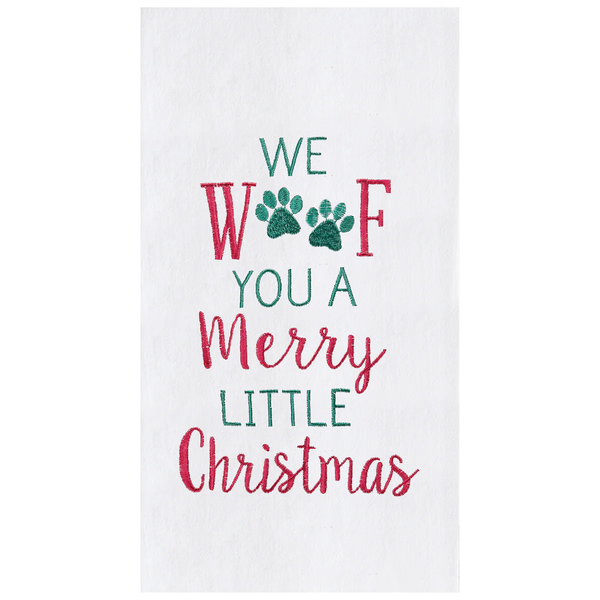 C&F Home Kitchen Towel, Merry Woofmas (008246794431)