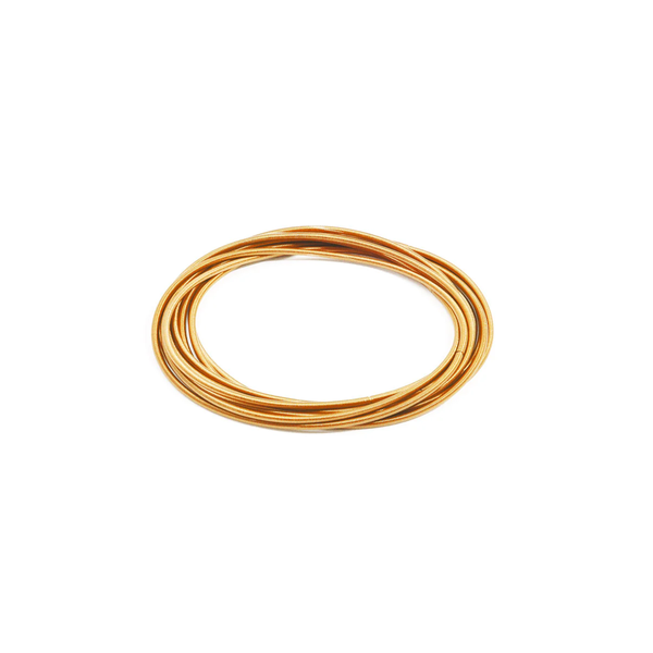 Zenzii Bracelet, Stainless Steel Bangle Set - Gold (B1624GLD)