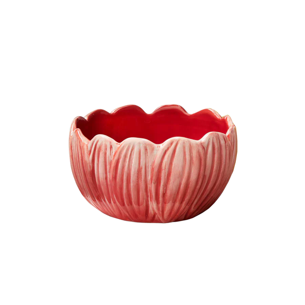 TAG Blossom Snack Bowl, Red (G19402RED)