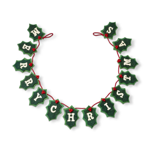 TAG Felt Garland, Merry Christmas (G20423)