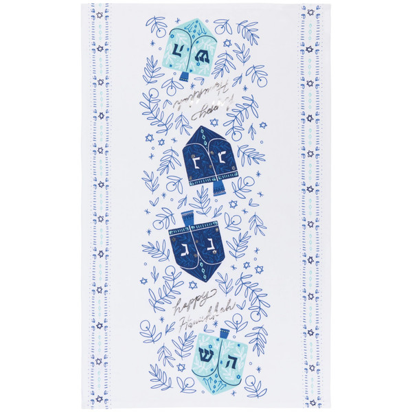 Now Designs Decorative Dishtowel, Dreidels (JKT3793D) Now Designs Decorative Dishtowel, Dreidels (JKT3793D)