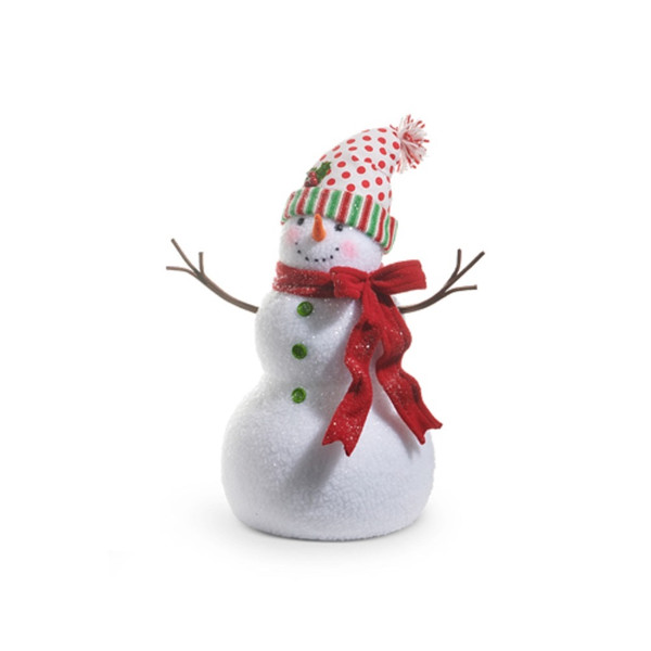 RAZ Imports 18" Snowman Plush with Hat (4516597B)