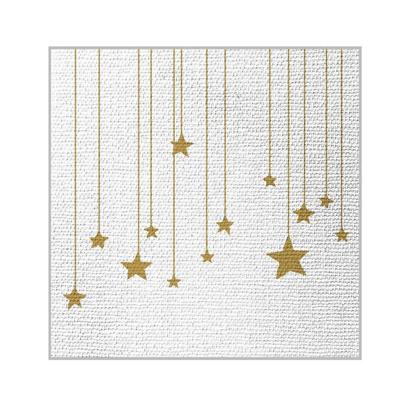 Paperproducts Design Beverage Napkins, Stars on White Canvas - 2 Packs (325003176) Paperproducts Design Beverage Napkins, Stars on White Canvas - 2 Packs (325003176)