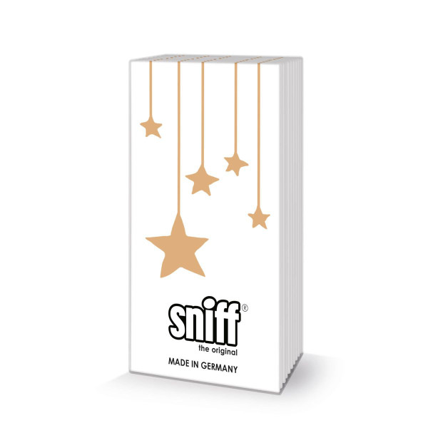 Paperproducts Design Sniff Pocket Tissues, Stars On White Canvas - 2 Packs (354103176)