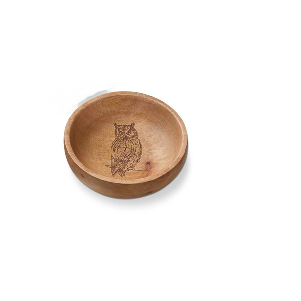 TAG Wilde Pine Wood Bowl, Owl (G19036C) TAG Wilde Pine Wood Bowl, Owl (G19036C)