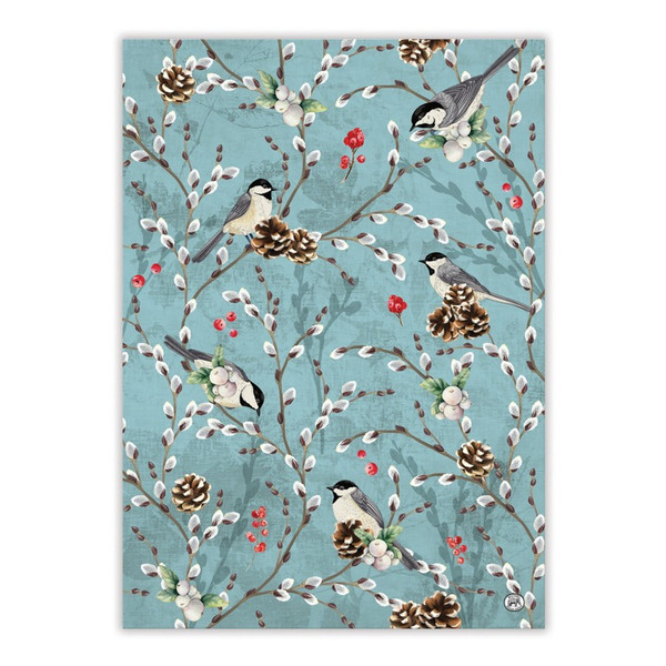 Michel Design Works Kitchen Towel, Winterberry & Balsam (810444) Michel Design Works Kitchen Towel, Winterberry & Balsam (810444)