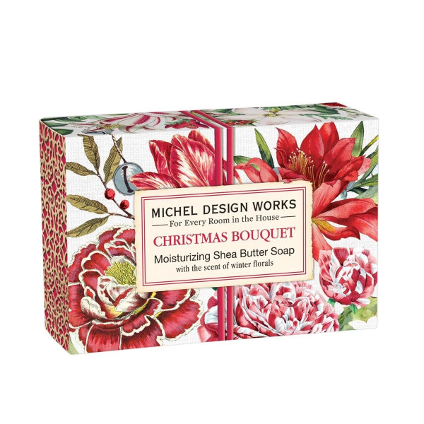 Michel Design Works 4.5oz. Boxed Soap Bar - Christmas Bouquet (816361) Michel Design Works 4.5oz. Boxed Soap Bar - Christmas Bouquet (816361)