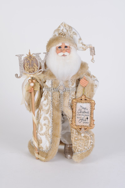 Karen Didion Lighted Joyous Presence Santa (CC16-266)