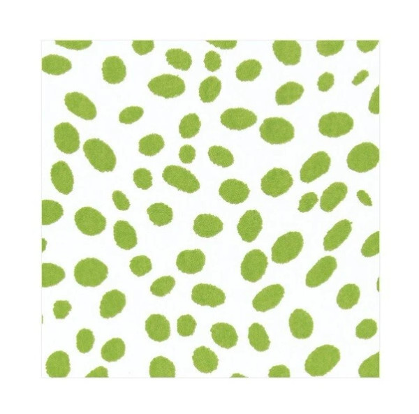 Caspari Paper Linen Luncheon Napkins, Green Spots - 1 Pack (14591LG) Caspari Paper Linen Luncheon Napkins, Green Spots - 1 Pack (14591LG)