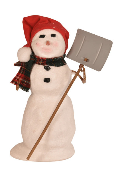 Byers' Choice Snowman, Shovel (SN3241)