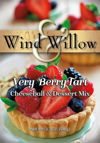 Wind & Willow Cheeseball & Dessert Mix, Very Berry Tart - Set of 2 (34143)