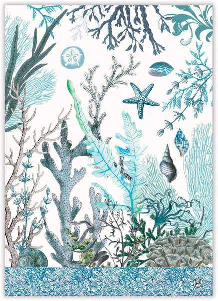 Michel Design Works Kitchen Towel, Ocean Tide Design (810352)