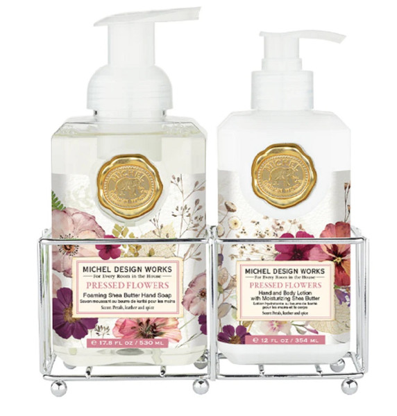 Michel Design Works Hand Care Caddy - Pressed Flowers (846447)