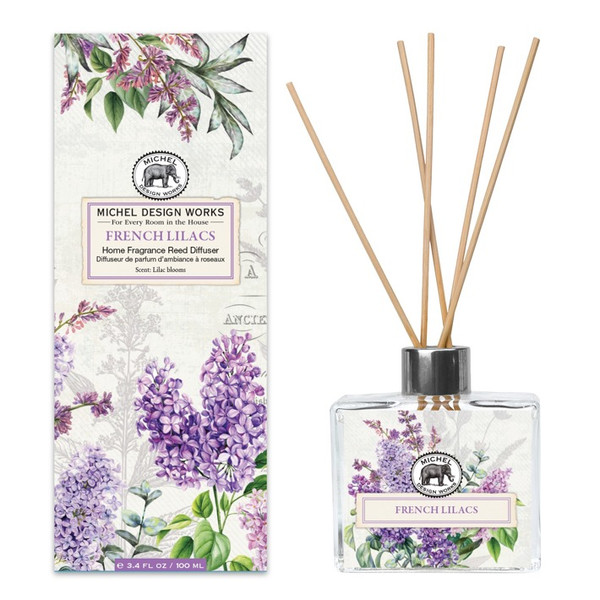 Michel Design Works Home Fragrance Reed Diffuser, French Lilacs (823441)