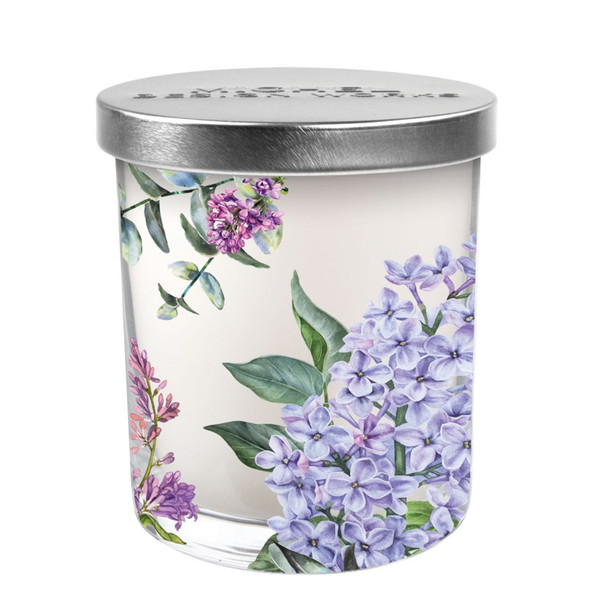 Michel Design Works Glass Candle, French Lilacs (831441)