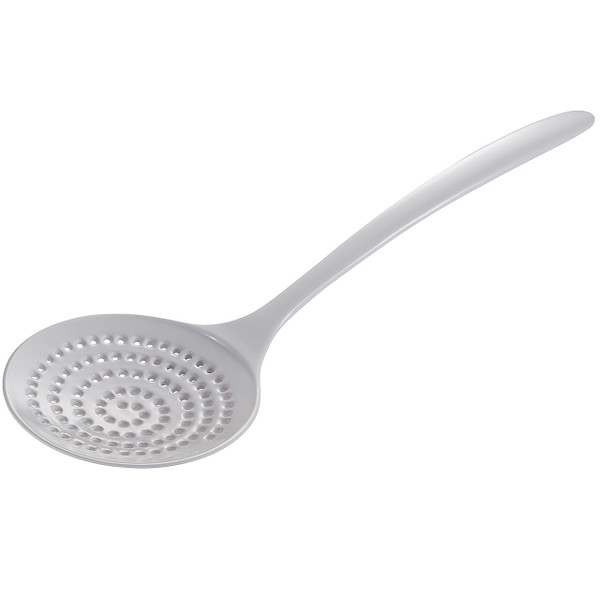 Gourmac 12.5" Melamine Skimmer, White (3533WH)