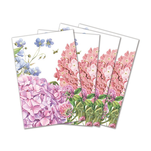 Michel Design Works Cotton Table Napkins, Wild Hydrangea - Set of 4 (881420)