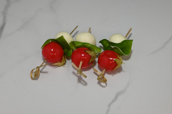 Just Dough It Fake Caprese Skewers, set of 3 (W0637)