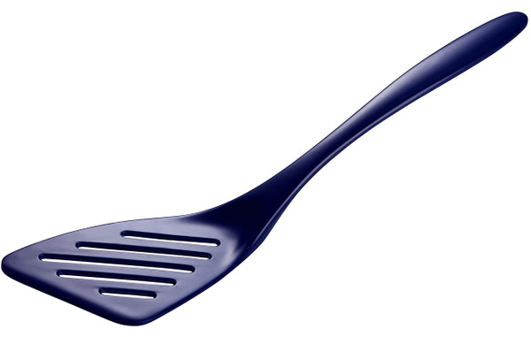 Gourmac Melamine 12.5" Slotted Turner, Cobalt Blue (3541CB)