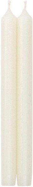 Caspari 12" Straight Taper Candles, White - Set of 2 (CA00.12)