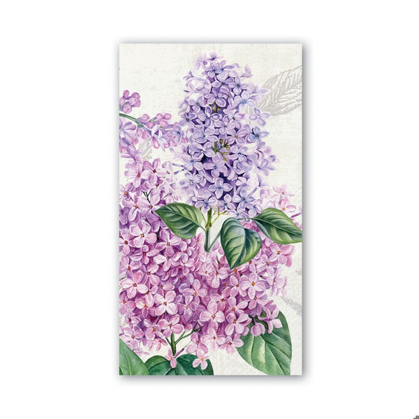 Michel Design Works Hostess Napkins, French Lilacs - 2 Packs (807441)