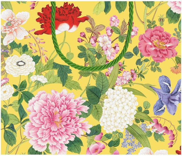 Caspari Large Gift Bag, A Profusion Of Flowers (10155B3)
