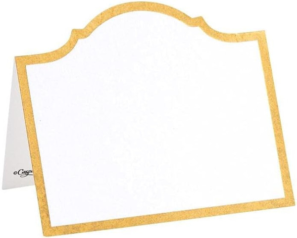 Caspari Arch Die-Cut Place Name Cards in Gold Foil (91900P)