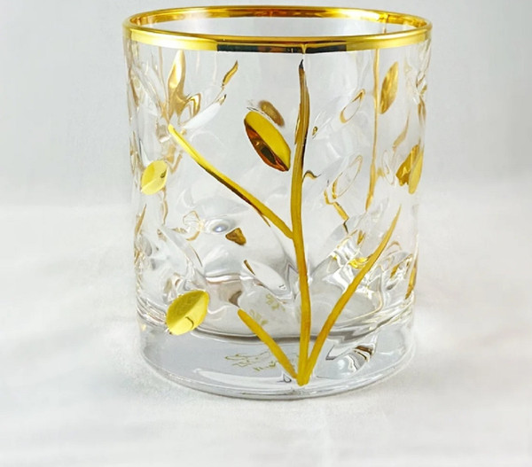 Gage 24kt Gold Venetian Shot/Liquor Glass, Tree of Life (PCVA56GOLD)