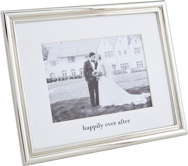 Mud Pie 5X7 Happily Ever After Metal Frame (46900663)