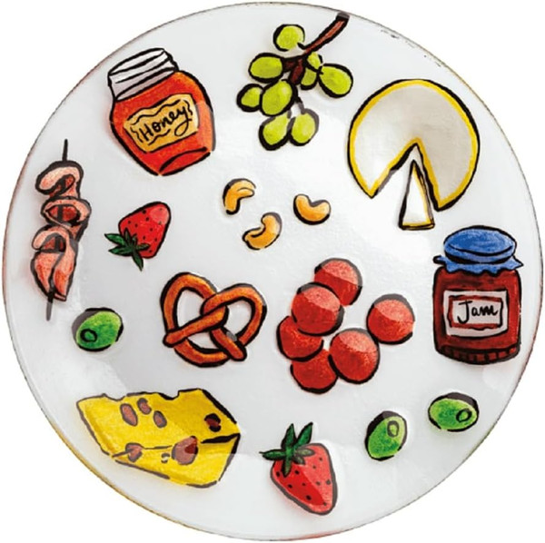 Mud Pie Charcuterie Glass Platter (40700934)