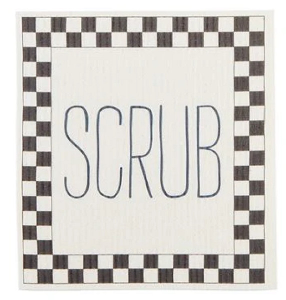 Mud Pie Bistro Dishcloth, Scrub (42170069S)
