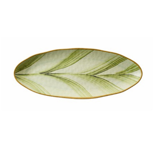 Merritt Botanic Garden Oval Appetizer Tray (19599)