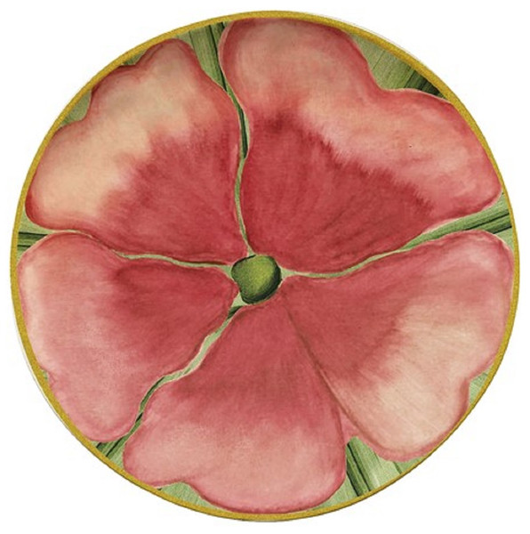 Merritt Botanic Garden 8.5" Salad Plate - Pink (19595)
