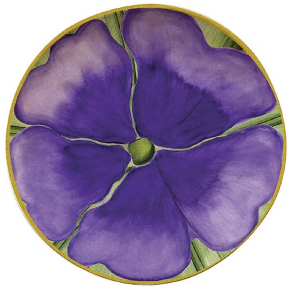 Merritt Botanic Garden 8.5" Salad Plate - Purple (19593)