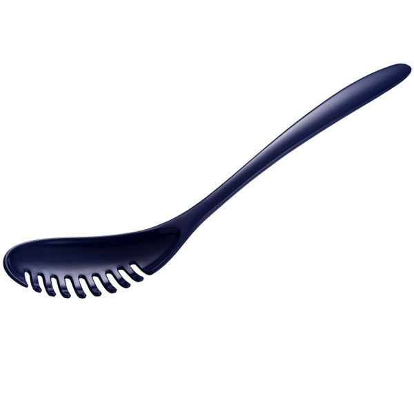 Gourmac 12.5" Melamine Pasta Spoon, Cobalt Blue (3534CB)