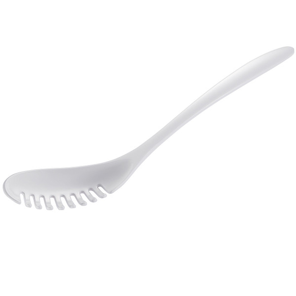 Gourmac 12.5" Melamine Pasta Spoon, White (3534WH)