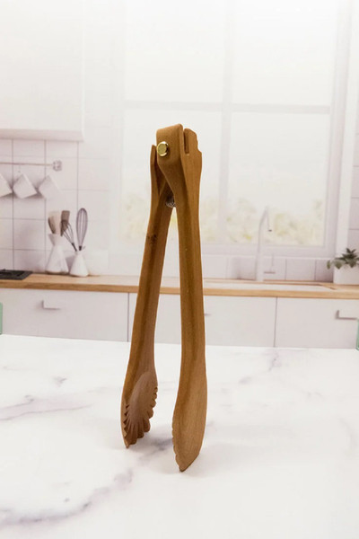 Wooden Kitchen Tongs (261)