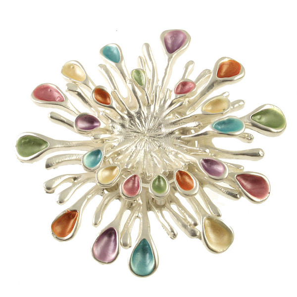 Origin Magnetic Sunburst Brooch -  Multi Combination (727-4)