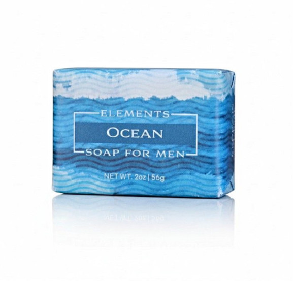 Greenwich Bay Elements Ocean Soap for Men, 2 oz Mini Bars, Set of 2 (R5J033)
