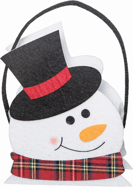 Gallerie II Snowman Cute Felt Christmas Candy Bag (XBAG77916)