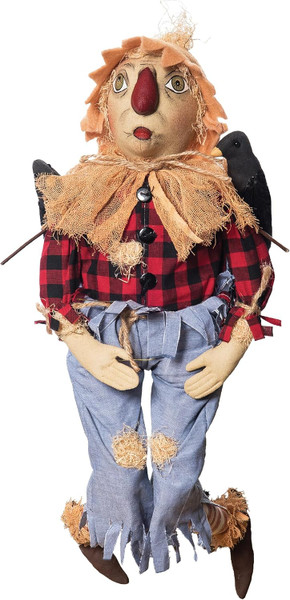 Gallerie II Joe Spencer Heyward Scarecrow Folk Art Figurine 24" (XFGS78346)