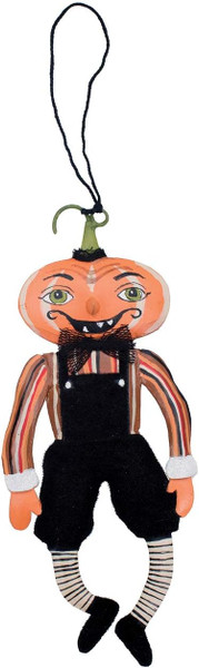 Gallerie II Joe Spencer Ornament, Gilbert Pumpkin Head (XORN76767)