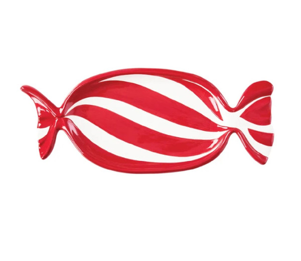 Gallerie II Large Peppermint Candy Plate (XPLT80058)