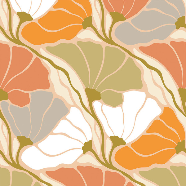 Paperproducts Design Paper Luncheon Napkins, Eugenie Orange - 2 Packs (133003431)