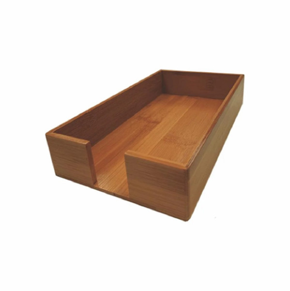 Paperproducts Design Bamboo Wood Guest Towel Holder, Chestnut Finish (850088)