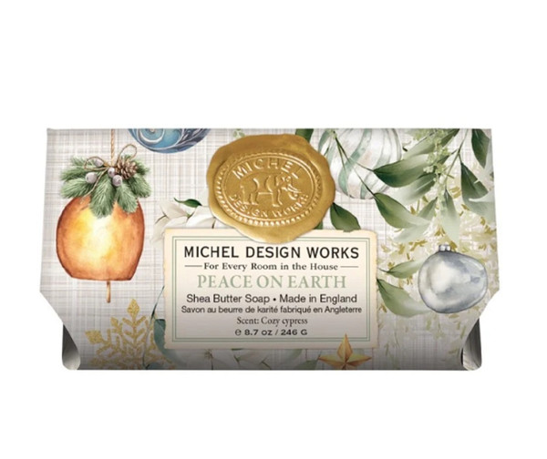 Michel Design Works Peace on Earth Large Bath Soap Bar (802445)