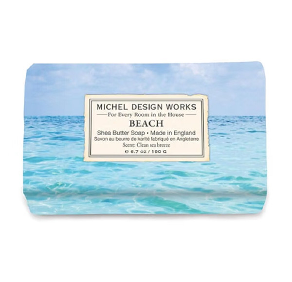 Michel Design Works Medium Bath Soap Bar, Beach (858189)