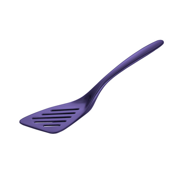 Gourmac 7.25" Melamine Mini Slotted Turner, Violet (3561VT)